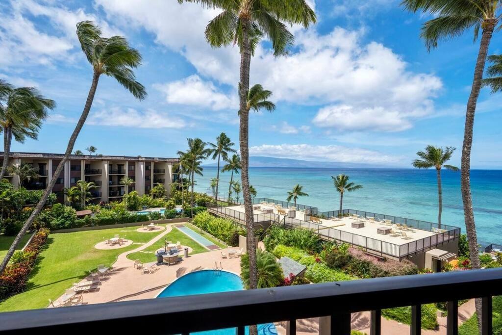 Апартаменты Hale Ono Loa 403- Top Floor, Ocean View, & Complete Modern Remodel Кахана Экстерьер фото